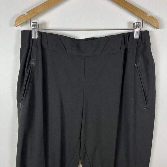 Guess Women's Size XL Dress‎ Pants Straight Pants  Black Pull On Solid Workwear - Picture 5 of 11